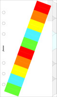 Filofax 131624 Personal Trennblätter mit farbigen blank