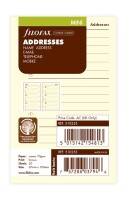 Filofax 510253 Mini Adresseinlage cotton cream  (Name,...