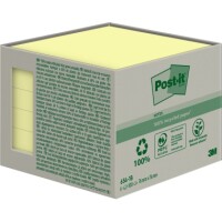 Post-it 654-1B Haftnotiz Recycling Notes 76x76mm gelb / 6St.