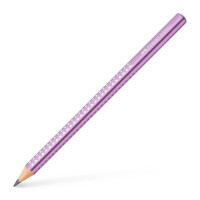 Faber-Castell 111663 Bleistift Jumbo Sparkle violet...