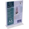 Exacompta 85158D Tischaufsteller A5 Office T-Form Exacryl...