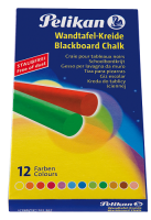 Pelikan 400142595 Tafelkreide farbig sortiert / 12St.
