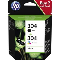 HP 3JB05AE Tank 304 Multipack 304 schwarz/color