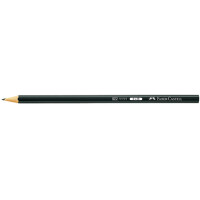 Faber-Castell 111101 Bleistift Sechseckform B schwarz