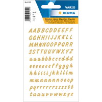 Herma 4152 Schmucketiketten A-Z gold 8mm / 238St.