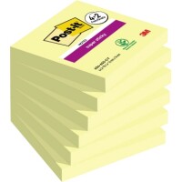 Post-it 654-SSCY-P4+2 Haftnotizen Super Sticky Notes...