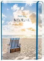 Hartung 58710 Notizbuch A5 liniert Zeit f&uuml;r Meer...