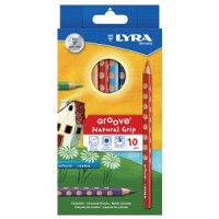 Lyra L3811100 Farbstifte Groove Jumbo / 10Stifte