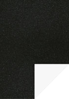 Heyda 21-18930012 Glitterkarton A4 schwarz 200g