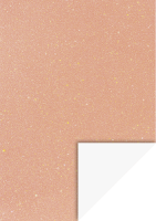 Heyda 21-18930042 Glitterkarton A4 apricot 200g