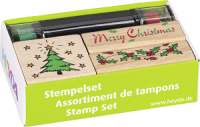 Heyda 20-4888481 Stempel Set Weihnachten /3St&uuml;ck
