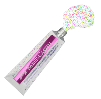 Faber-Castell 125089 Regenbogenglitzer / 2Tuben 2