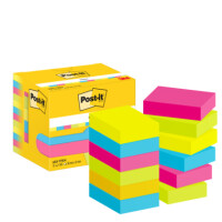 Post-it 653TFEN Haftnotizen 38x51mm farbig 100Blatt / 12St.
