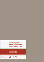 Brunnen 10-5122585 Universalpapier A4 160g schlamm / 25Blatt