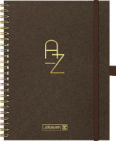 Brunnen 10-6455073 Adressbuch A5 Wire chocolate...