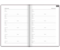 Letts 990295 Adressbuch A6 stone 2