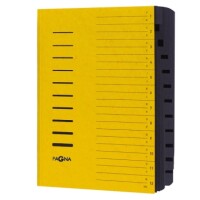 Pagna 24122-05 Ordnungsmappe 12F&auml;cher A-Z A4 gelb