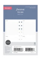 Filofax 132865 Pocket Notizpapier Minimal To do / 56Blatt