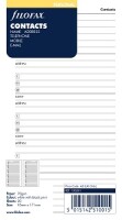 Filofax 130201 Personal Adresseinlage Englisch /20Blatt