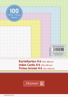 Brunnen 10-2260395 Karteikarten A6 dotted farbig sortiert...