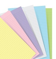 Filofax 132640 Pocket Notizpapier Pastell liniert farbig...