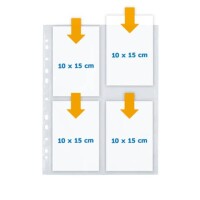 Herma 7585 Fotophan 10x15cm hoch weiß / 10Bl./Pack 3