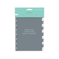 Filofax 132973 A5 Notebook Monats-Register Minimal /12tlg.