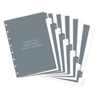 Filofax 132973 A5 Notebook Monats-Register Minimal /12tlg. 2