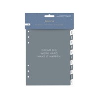 Filofax 132972 A5 Monats-Register 12teilig Minimal
