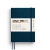 Leuchtturm 372206 Notizbuch A5 Softcover liniert deep sea