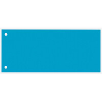 Bene 201950HBL Trennstreifen Karton hellblau / 100St./Pack