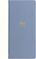 Letts 990285 Slim Pocket Notizbuch Passwort blue
