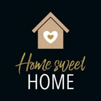 Hartung 58685 Magnet 7x7cm "Home sweet...
