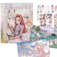 Depesche 13443_A TopModel Stickerworld Viva Violet /20Seiten