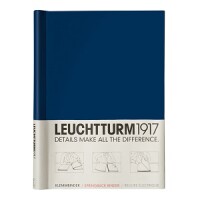 Leuchtturm 337226 Klemmbinder A4 PEKA navy f&uuml;r...
