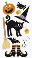 Heyda 203780724 Sticker Mix "Halloween"