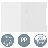 Leitz 4191 Schnellhefter PVC/Folie A4 Füllhöhe max