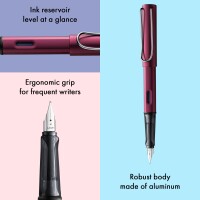 Lamy 1221732 Füllhalter AL-star black purple (Modell 02