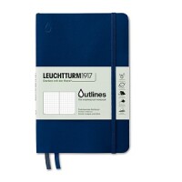 Leuchtturm1917 372386 Notizbuch B6 Flexcover Outlines...