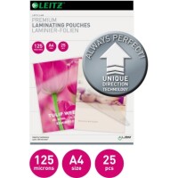 Leitz 7482-00-00 Laminierfolien A4 iLAM 125mic...