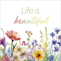 Hartung 65524 Magnet 7x7cm "Life ist...