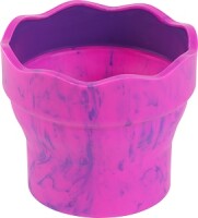 Faber-Castell 181527 Wasserbecher faltbar Clic & Co pink