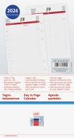 Rido 70-66900006 Kalendereinlage 63x172mm 1Tag/1Seite 2026