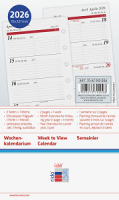 Rido 70-67910006 Kalendereinlage 76x127mm 1Woche/2Seiten...