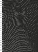 Rido 70-21804906 Buchkalender A5 1Woche/2Seiten grau 2026
