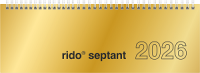 Rido 70-36121916 Tischkalender Septant gold...