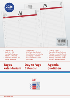 Rido 70-65900006 Kalendereinlage Timing 1 A5 1Tag/1Seite...