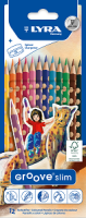 Lyra L2821120 Buntstifte Groove slim + Anspitzer / 12Stifte