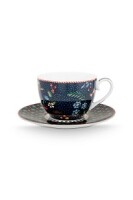 Pip Studio 51.004.195 Tasse mit Unterteller Berry Blues...