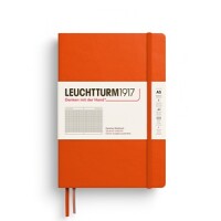 Leuchtturm 373984 Notizbuch A5 Hardcover kariert pumpkin